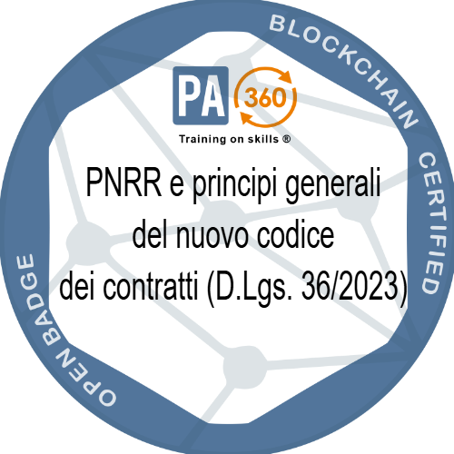 PNRR e principi generali del nuovo codice dei contratti (D.Lgs. 36/2023)